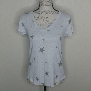 Hippie Rose Lounge Star Print Shirt Size S